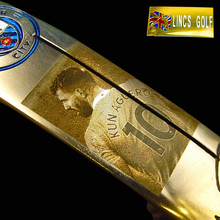 Custom Milled Manchester City Sergio Aguero Themed Ping Anser Putter 91cm