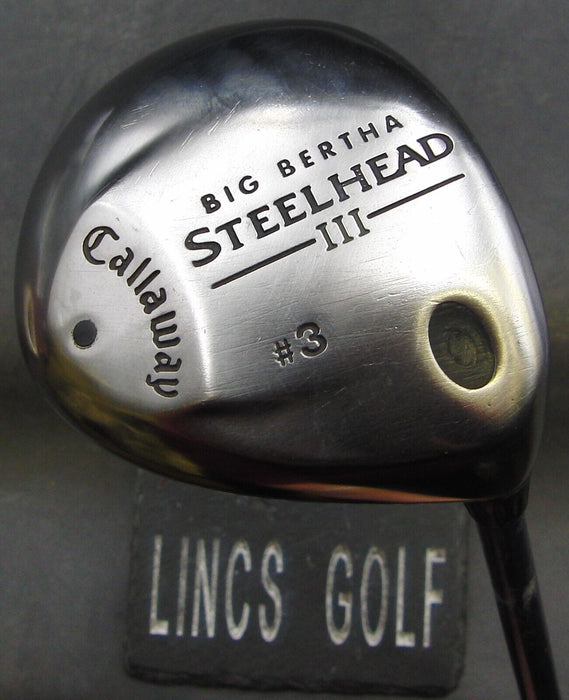 Callaway Big Bertha Steelhead III 3 Wood Ladies Graphite Shaft Golf Pride Grip