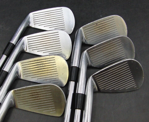 Set of 7 x Mizuno MP-33 Forged Irons 4-PW Stiff Steel Shafts Mixed Grips