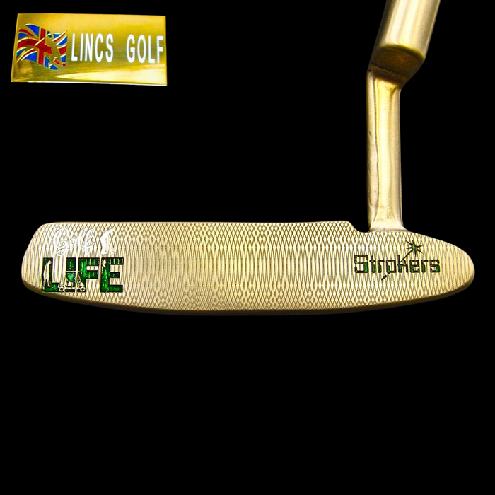 Custom Milled Funny Golf Themed Ping Anser Putter 89cm Genuine Leather HC