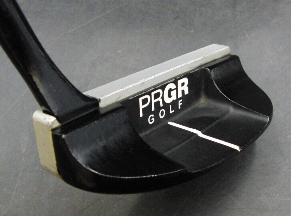 PRGR Golf Silver-Blade 02 Rubber Insert Putter 88cm Steel Shaft Forward Grip