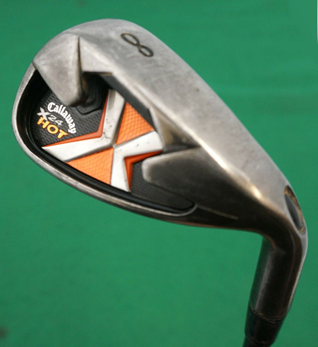 Callaway X24 Hot 8 Iron Aldila VX Regular Graphite Shaft Lamkin Grip