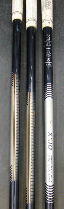 Set of 3 Srixon XXIO Impact Power Matching 3+5+7 Woods Stiff Graphite Shafts