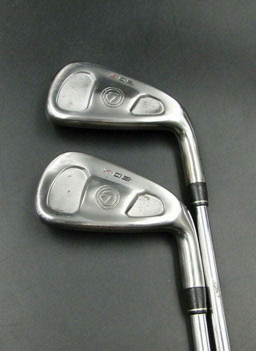 Set Of 2 x TaylorMade X-03 Irons 4 & 5 Regular Steel Shafts Golf Pride Grips