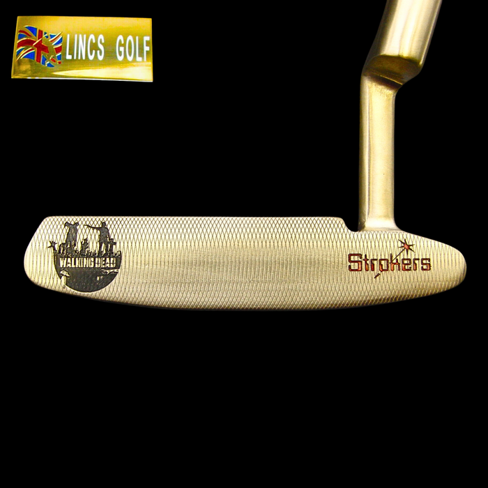 Custom Milled Walking Dead Themed Ping Anser Putter 89cm Genuine Leather HC