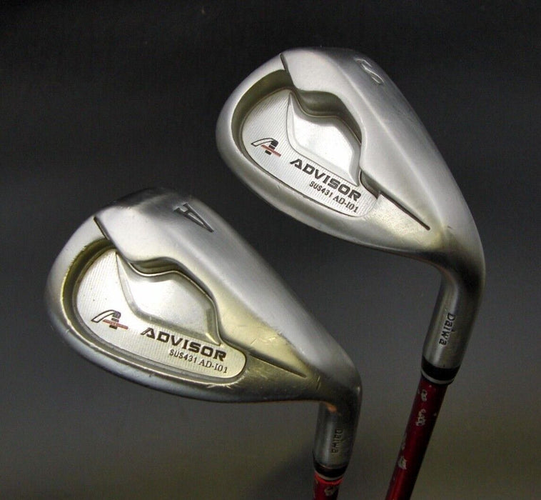 Set Of 2 Japanese Daiwa Advisor Gap & Sand Wedge Regular Graphite Shafts