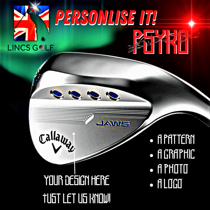 PSYKO Art Personalise Your Wedge add your name/graphic/photo/logo or pattern