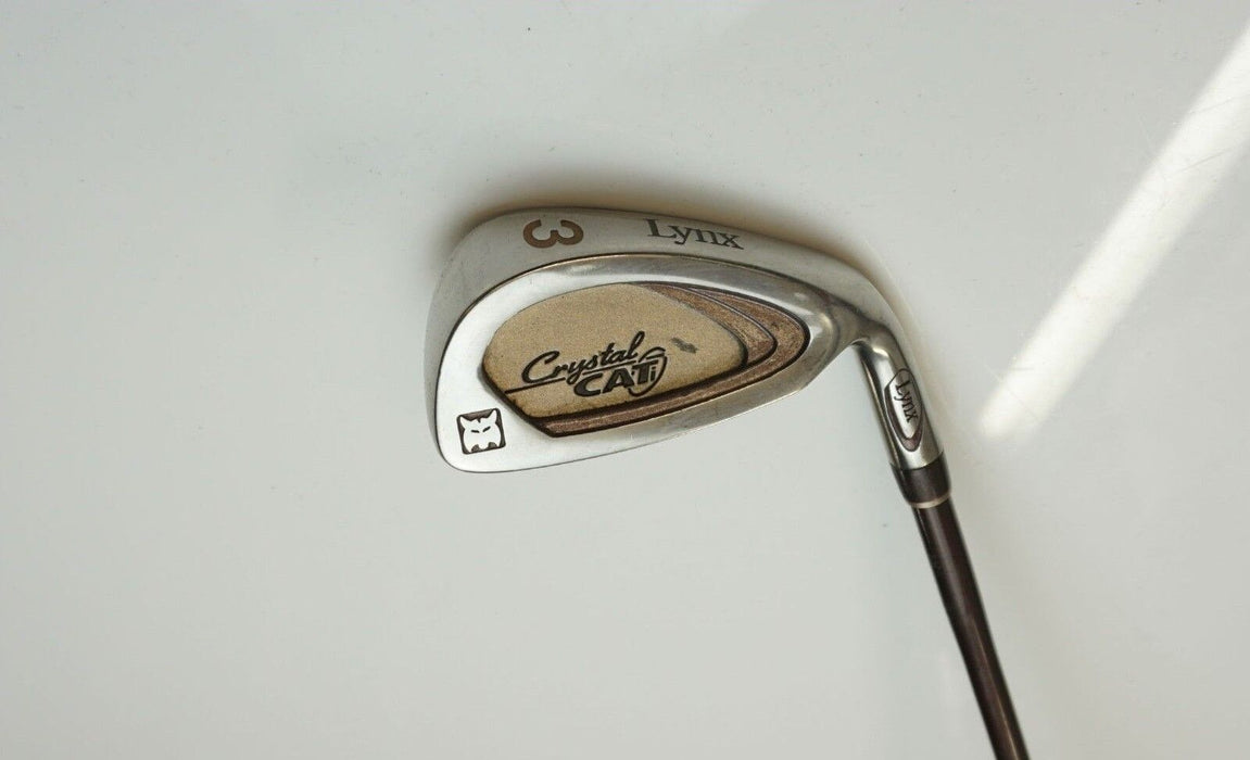 Ladies Lynx Crystal Cat i 3 Iron Ladies Graphite Shaft Lynx Grip