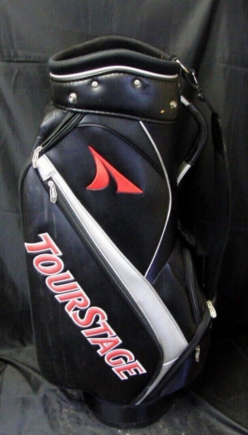5 Division Bridgestone TourStage Black Red Dark Blue Cart Trolley Golf Clubs Bag