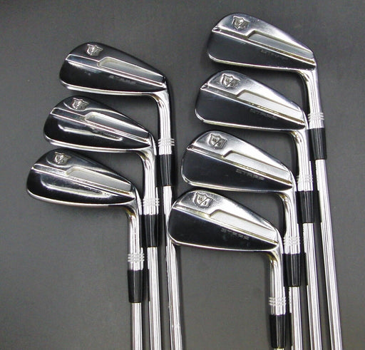 Set of 7 x Wilson Staff Model Forged Irons 4-PW Extra Stiff Steel Shafts