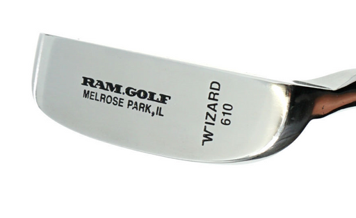 Vintage Ram Wizard 610 Putter Steel Shaft 90cm Length Ram Golf Pride Grip
