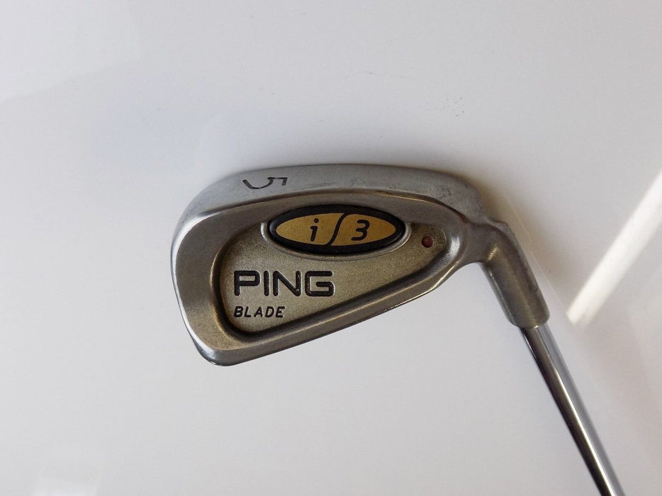 Ping i3 Blade Maroon Dot 5 Iron ZZ 65 Cushin Stiff Steel Shaft