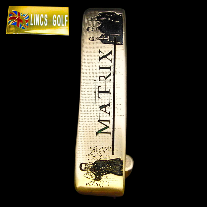 Custom Milled Matrix Themed Ping Anser Putter 84cm Steel Genuine Leather HC