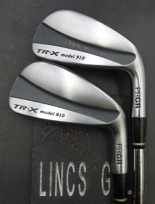 Set of 2 PRGR TR-X Model 910 3&4 Irons Regular Steel Shafts PRGR Grips