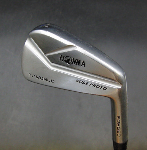 Honma Forged T World Rose Proto 4 Iron Extra Stiff Steel Shaft Honma Grip