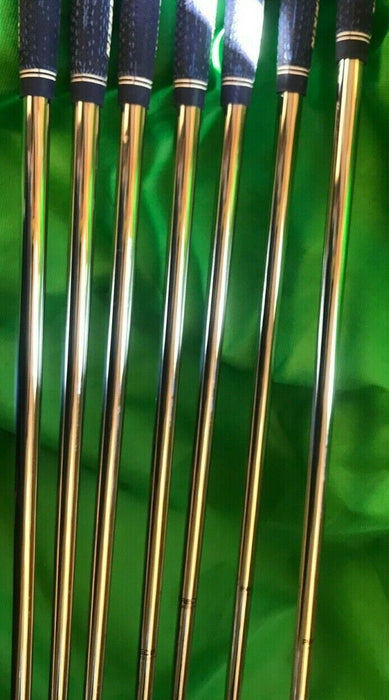 Set Of 7 x PXG 0211 COR2 4-PW Stiff Steel Shafts Lamkin Grips