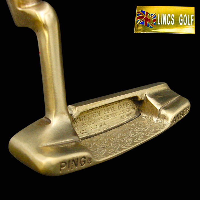 Custom Milled Tom & Jerry Themed Ping Anser Putter 82cm Steel Genuine Leather HC