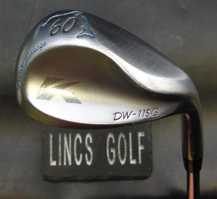 Japanese Kasco DW-115G 60 Degree Dolphin Lob Wedge Regular Steel Shaft