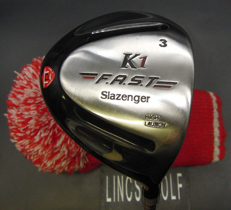 Slazenger K1 FAST 3 Wood Regular Graphite Shaft Lamkin Grip + Head Cover