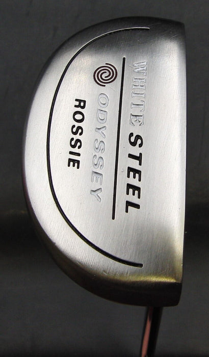 Odyssey Rossie White Steel Putter 87cm Playing Length Steel Shaft Nex Grip