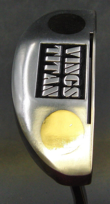 Vings Titan Titanium Putter 89cm Playing Length Steel Shaft Golf Pride Grip