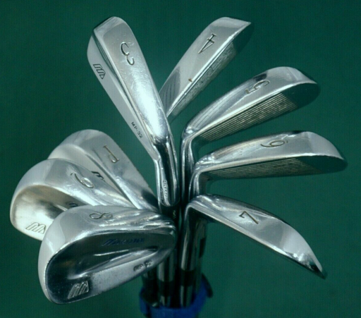 Set Of 8 x Mizuno MP32 GF Forged Irons 3-PW Stiff Steel Shafts Mixed Grips