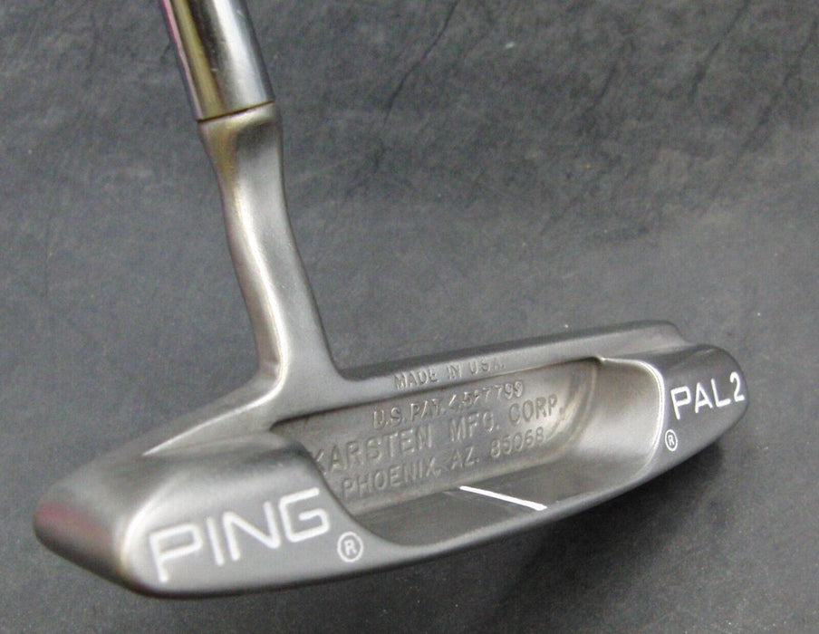 Refurbished & Paint Filled Ping Pal 2 Putter Steel Shaft 89cm Length Royal Grip