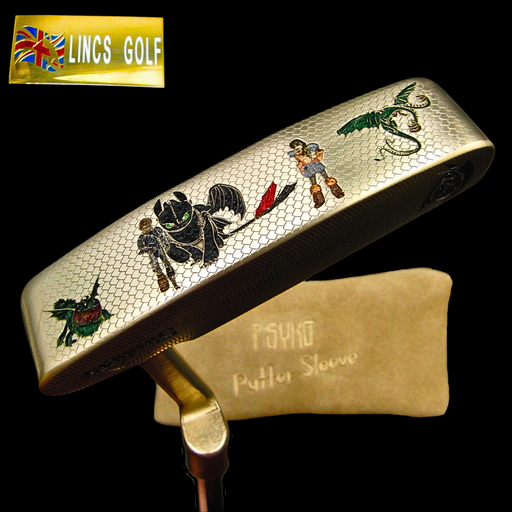 Custom Milled How To Train Your Dragon Themed Ping Anser 3 Putter 87cm Steel