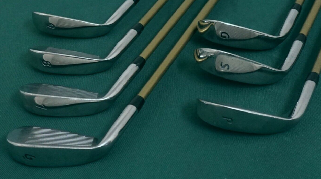 Set of 7 x Mizuno RV-03 Irons 6-SW + Gap Wedge Stiff Graphite Shafts