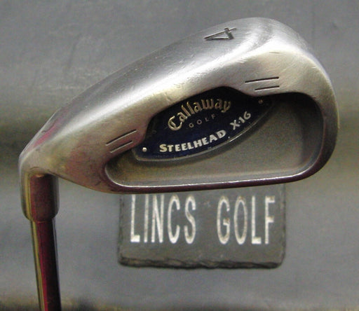 Left-Handed Callaway Steelhead X-16 4 Iron Regular Steel Shaft Golf Pride Grip