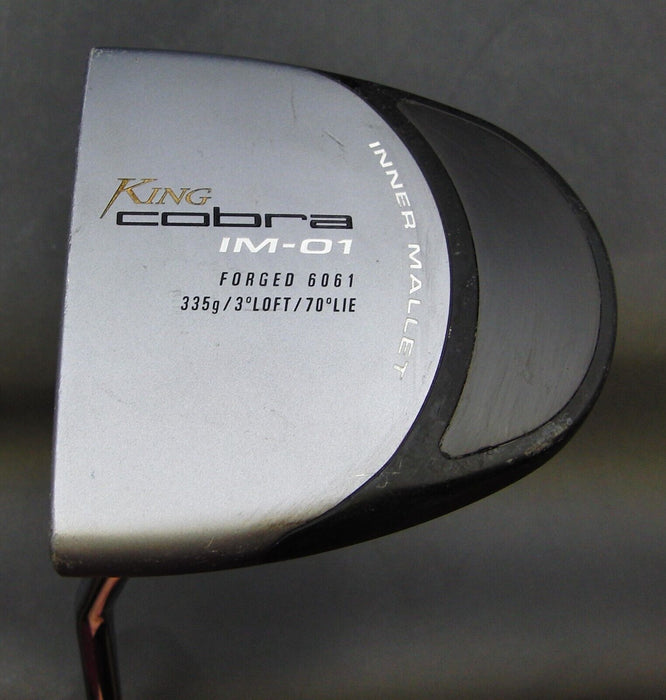 Left-Handed King Cobra IM-01 Putter Steel Shaft 89.5cm Playing Length Cobra Grip