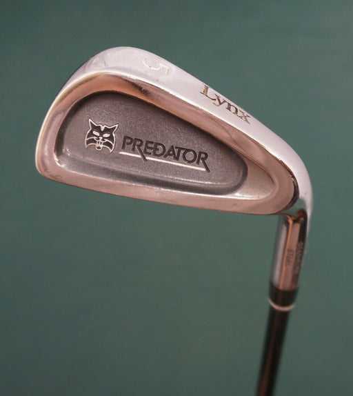 Lynx Predator 5 Iron Regular Graphite Shaft Lynx Grip