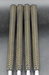 Set of 4 x Stix CF II Irons 8-SW Stiff Steel Shafts Avon Grips
