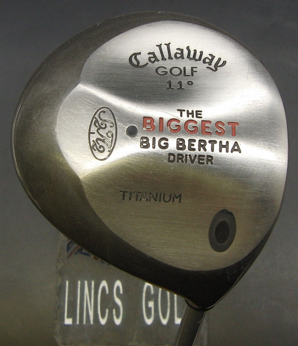 Callaway The Biggest Big Bertha 11° Driver Regular Graphite Shaft Callaway Grip