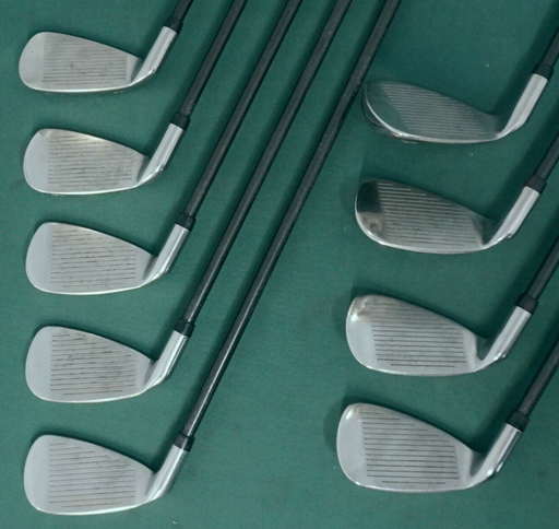 Set of 9 x Yonex V-Mass 250 Irons 3-SW Regular Graphite Shafts Mixed Grips