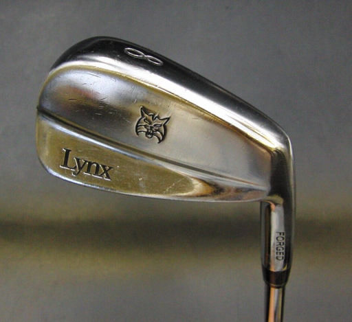 Lynx Forged 8 Iron Stiff Steel Shaft Iguana Golf Grip