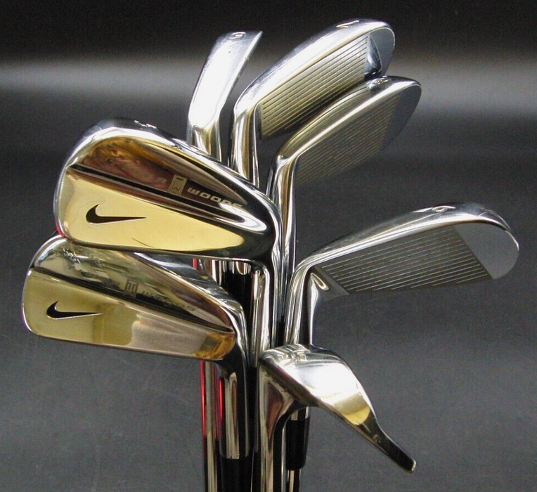 Set of 7  x Limited 2004 Nike Tiger Woods Irons 4-PW Regular Steel Shafts