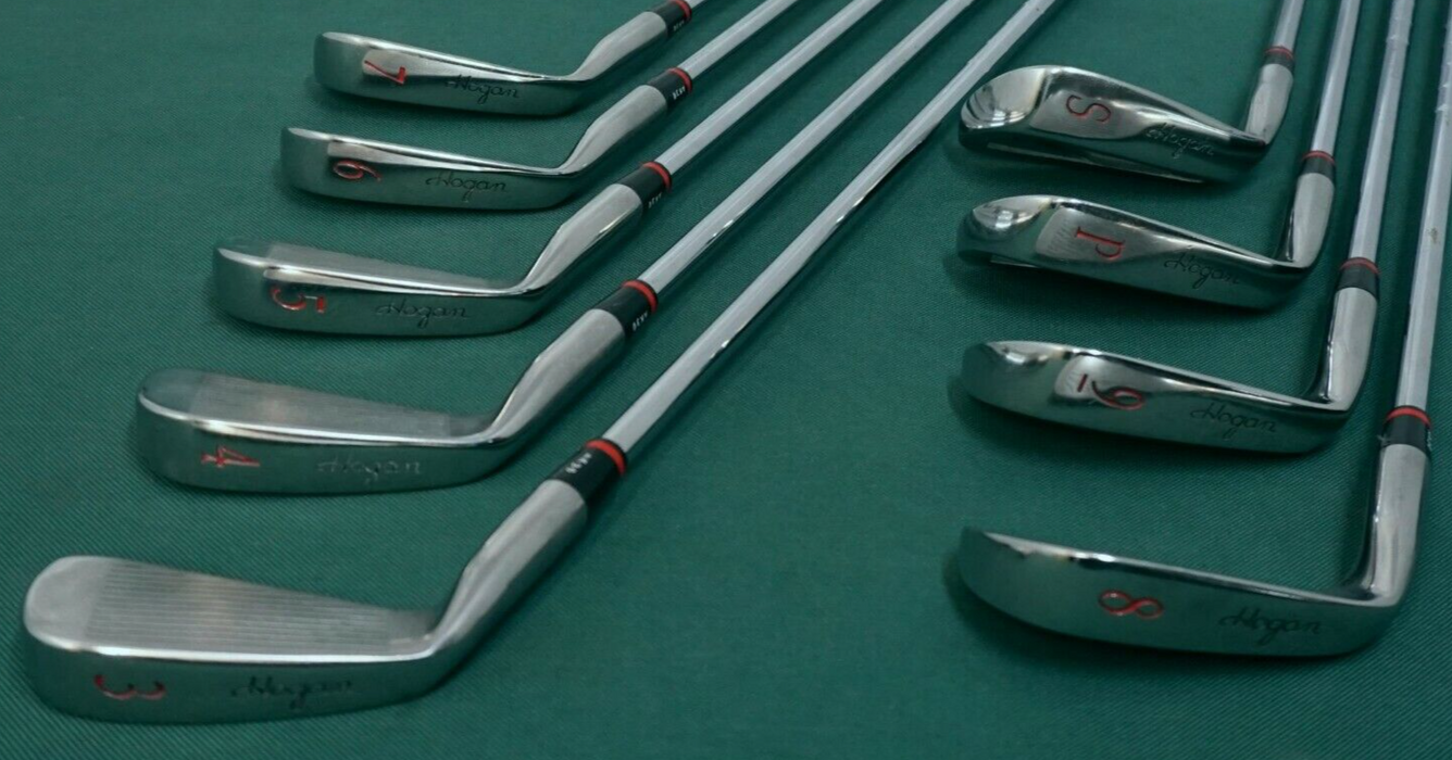 Set 9 x Ben Hogan H40 Pat Pend Irons 3-SW Regular Steel Shafts Ben Hogan Grips