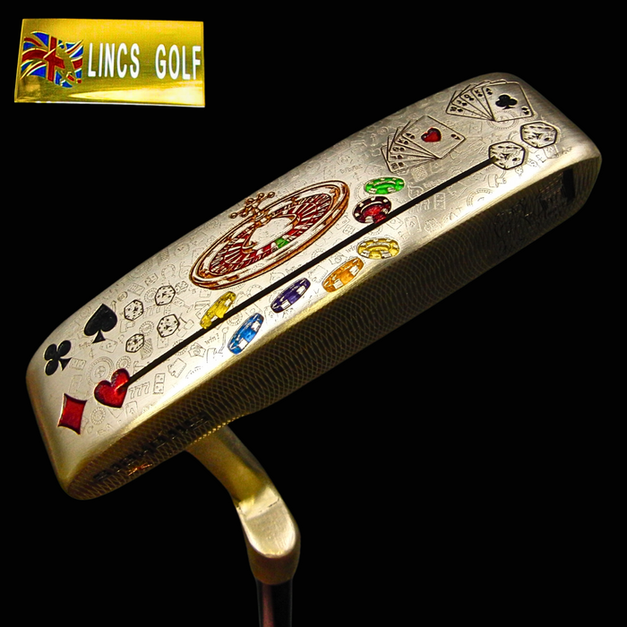 Custom Milled Casino Gambling Themed Ping Anser Putter 88cm Graphite Shaft
