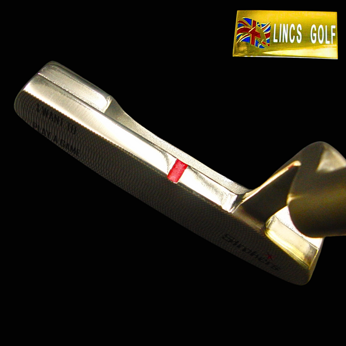 Custom Milled Saw Themed Pal Ping Putter 84cm Steel Shaft Genuine Leather HC