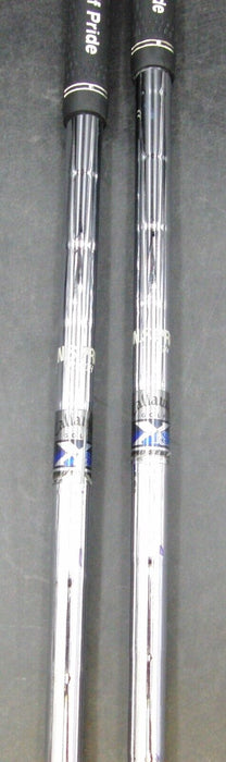 Set of 2 Callaway X18 6 & 8 Irons Regular Steel Shafts Golf Pride Grips