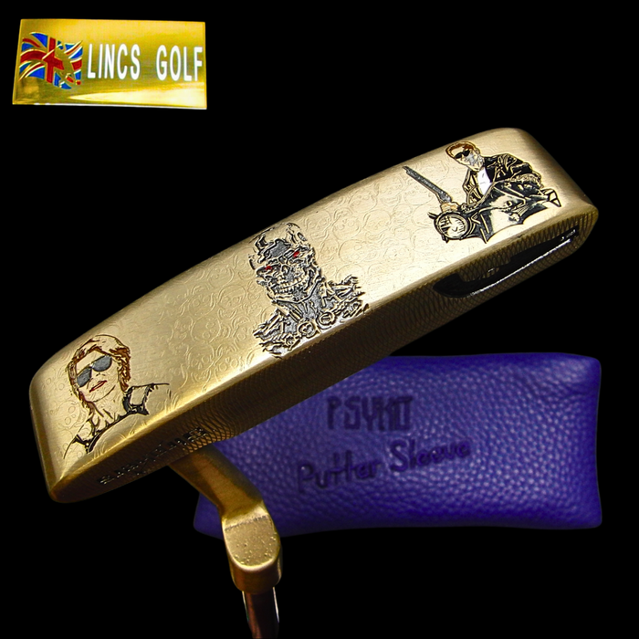 Custom Milled Terminator Theme Ping Anser 3 Putter 86cm Steel Genuine Leather HC