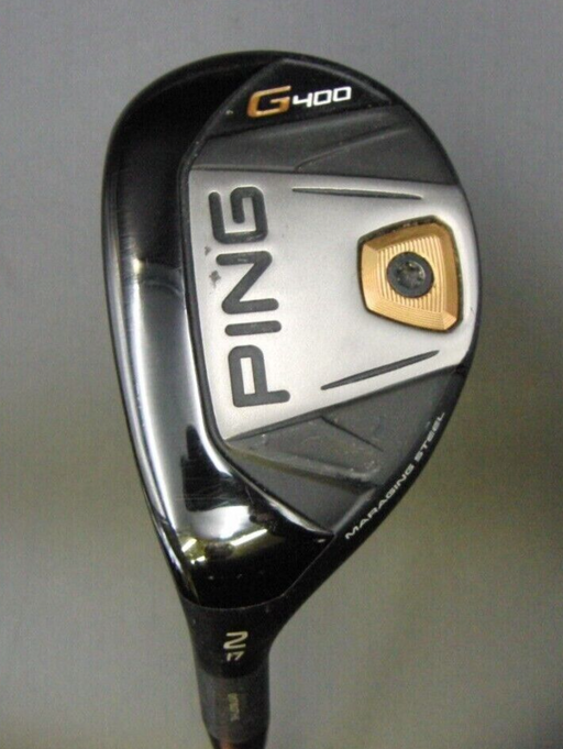 Left Handed Ping G400 17º 2 Hybrid Stiff Graphite Shaft Golf Pride Grip + HCover