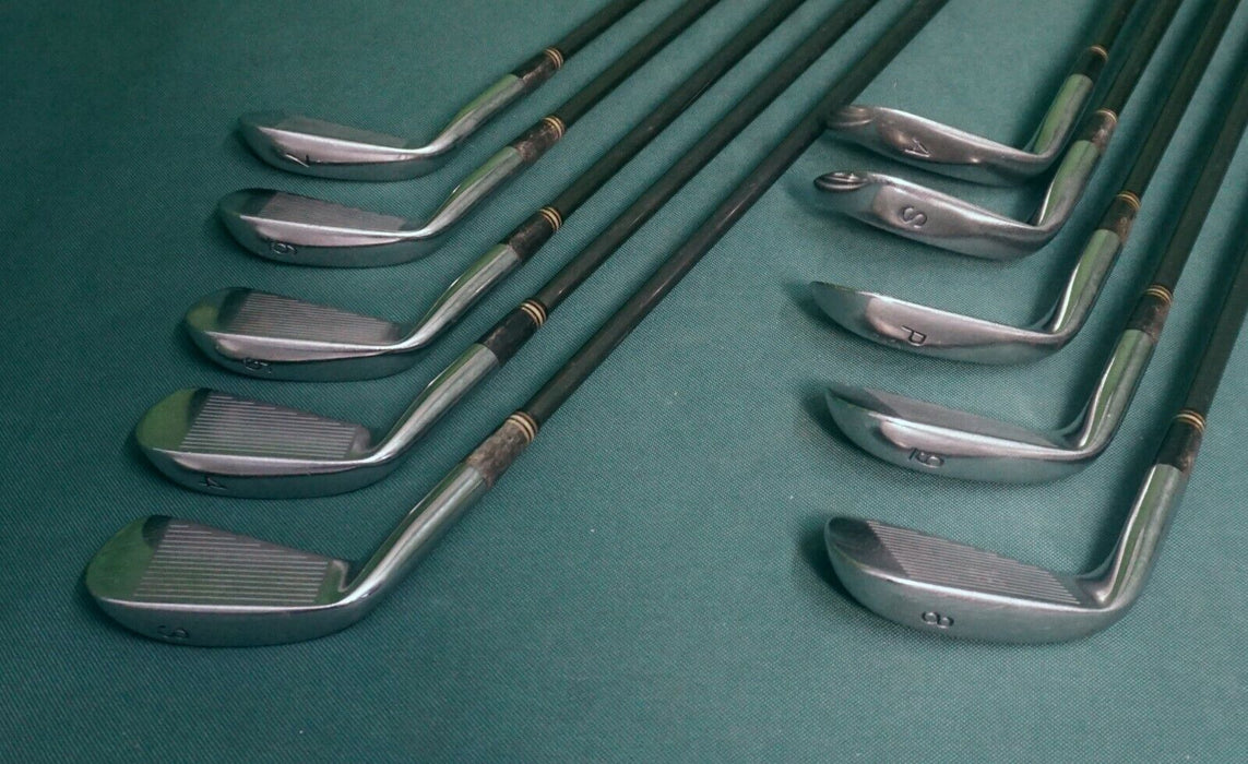 Set of 10 x Isao Aoki Signature DP-555 Irons 3-SW + A Wedge Stiff Graphite