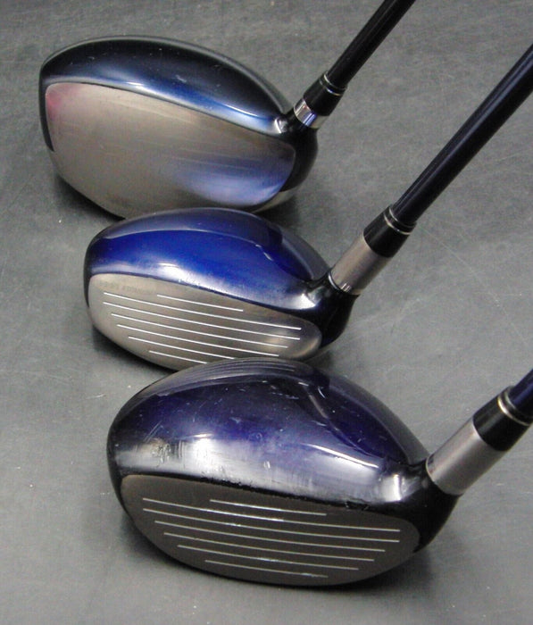 Set of 3 x MacGregor Mactec Driver & Woods 3 15° & 5 18° Woods Graphite Shafts