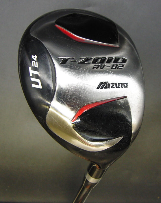 Mizuno T-Zoid RV-02 UT24 24° Hybrid Regular Graphite Shaft Golf Pride Grip