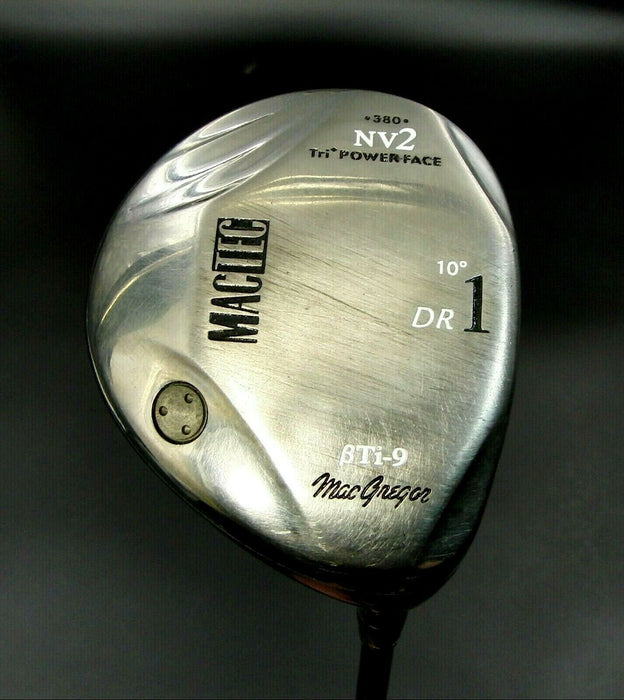 MacGregor MacTec NV2 BTi-9 10° Driver Senior Graphite Shaft Perfect Pro Grip