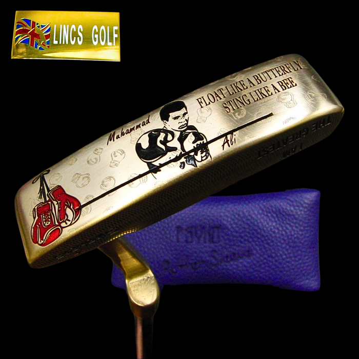 Custom Milled Muhammad Ali Themed Ping Anser Putter 86cm Steel Shaft