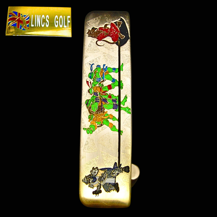 Custom Milled Ninja Turtles Themed Ping Anser Putter 89.5cm Steel Shaft