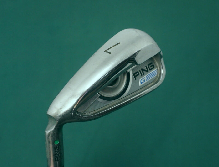 Left-Handed Ping G Series Green Dot 7 Iron Regular Steel Shaft